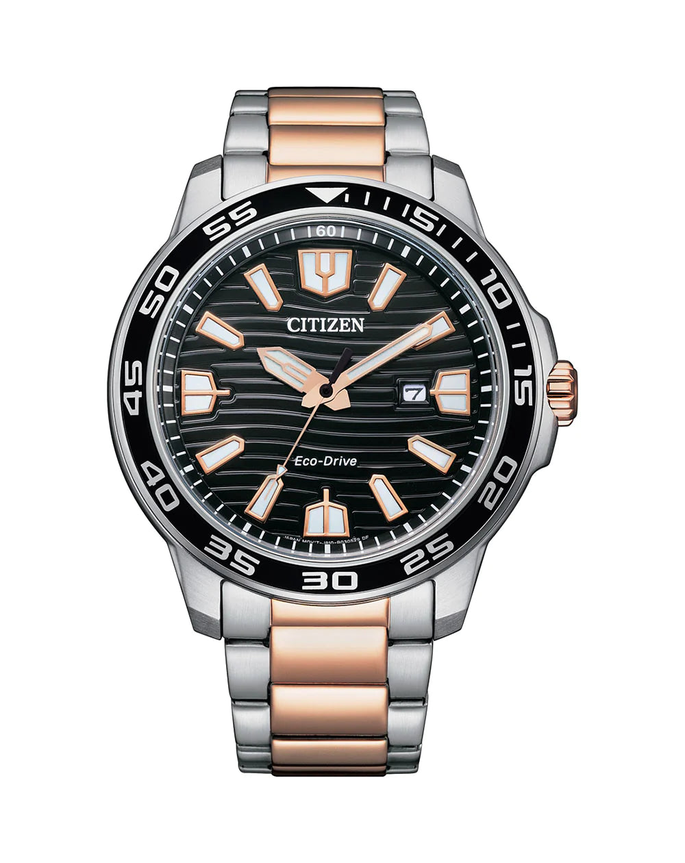 Silver and Rose Eco-Drive Citizen Watch