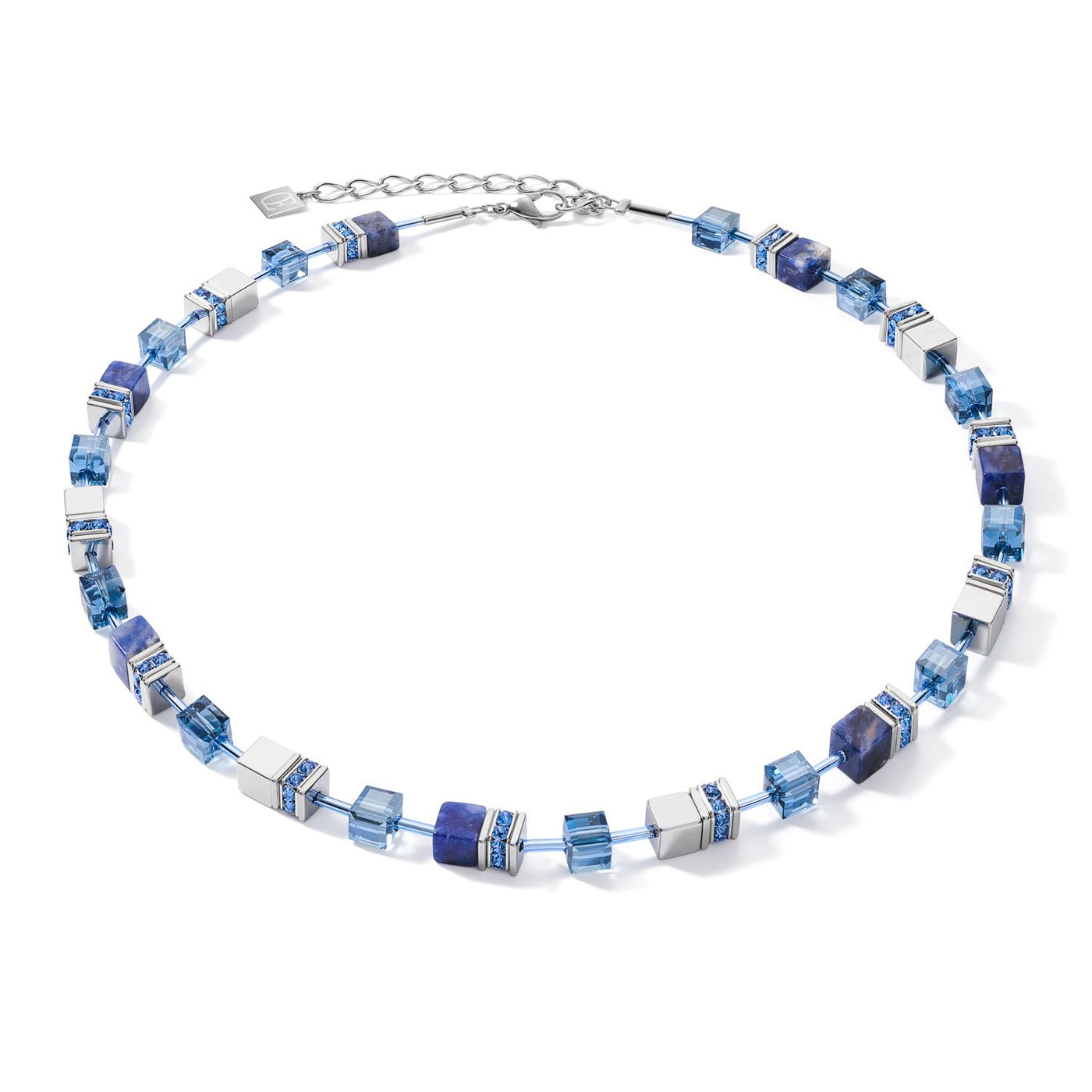 Coeur De Lion Blue and Silver Necklace