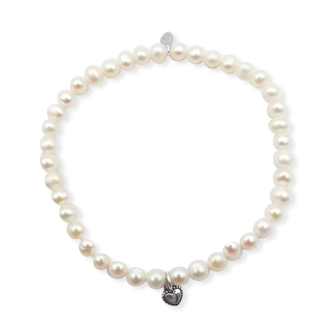 White Fresh Water Pearl Bracelet