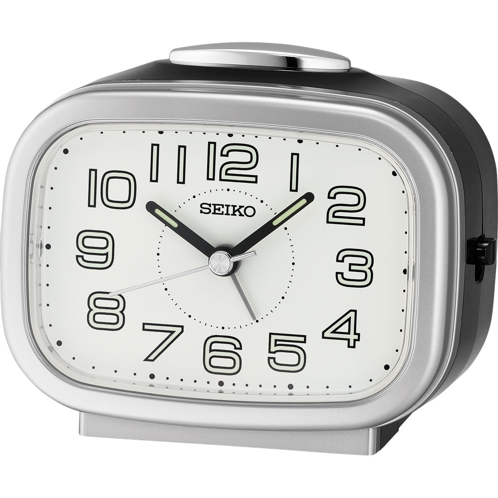 Silver Seiko Alarm Clock