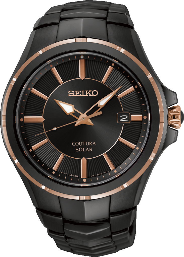 Seiko coutura best sale black gold