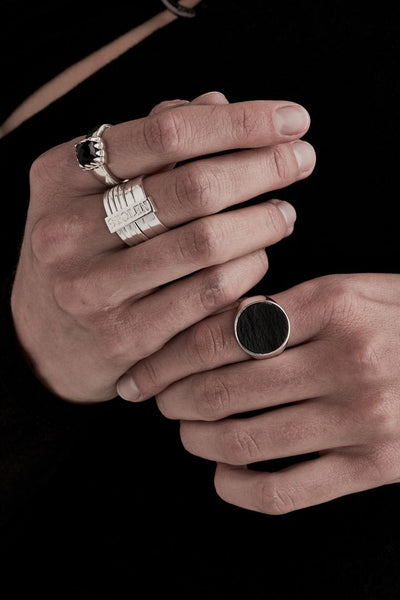 Sterling Silver Stolen Girlfriends Club Baby Claw Onyx Ring