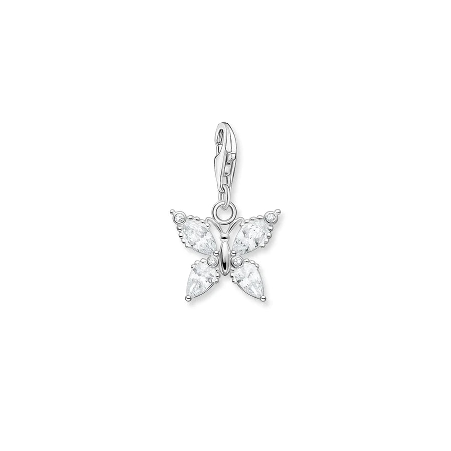 Sterling Silver Thomas Sabo Butterfly Charm