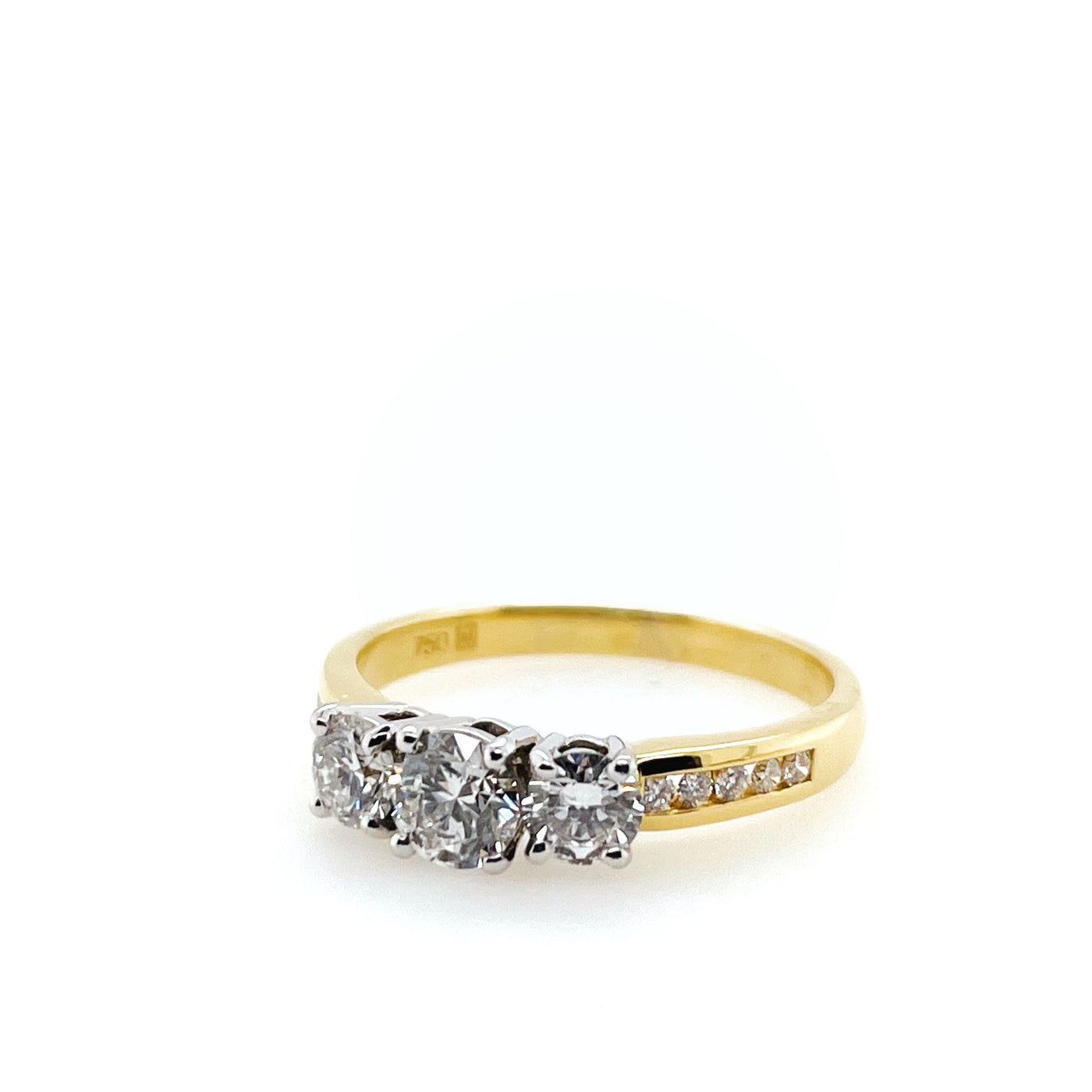 18ct Three Stone Engagement Ring