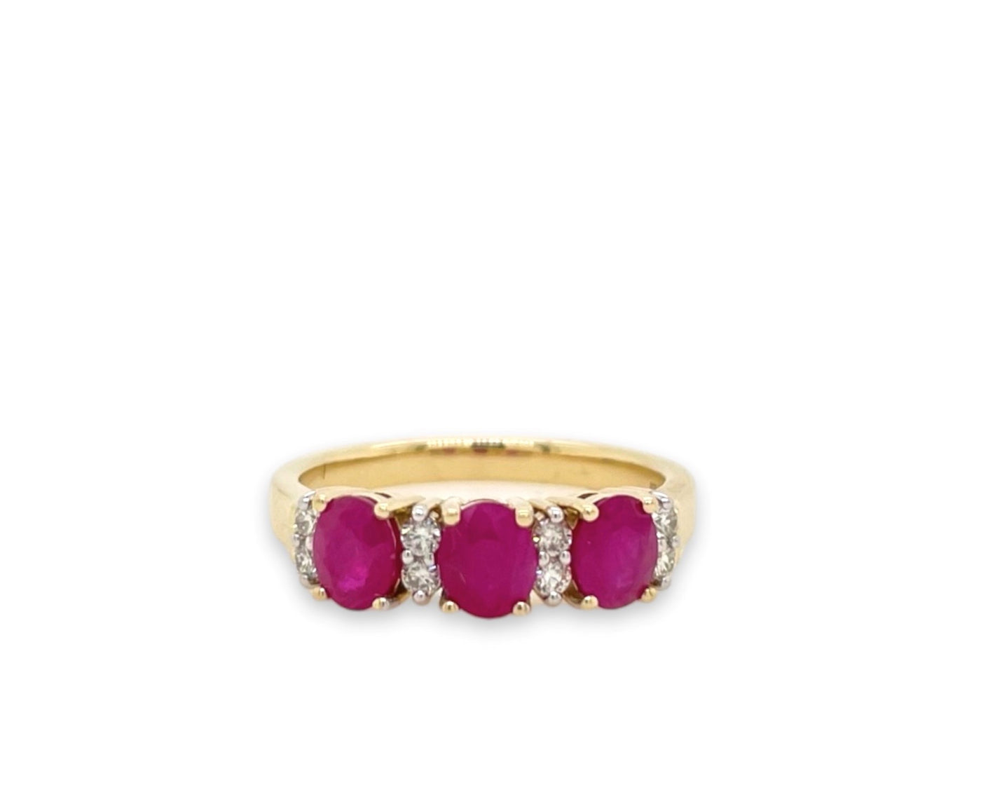 9ct Ruby and Diamond Dress Ring