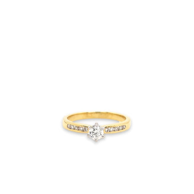 18ct Solitiaire 0.36tdw Diamond Ring