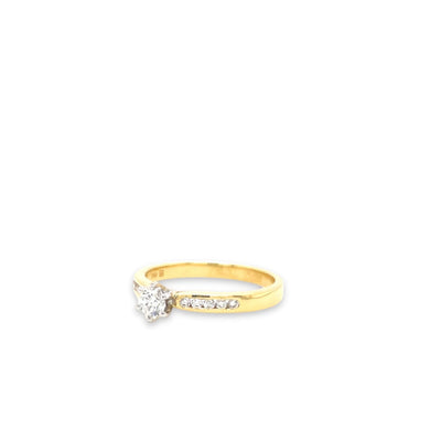 18ct Solitiaire 0.36tdw Diamond Ring