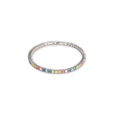 Coeur De Lion Rainbow Cubic Zirconia Tennis Bracelet