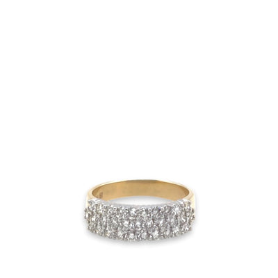 9ct Gold and Diamond Ring