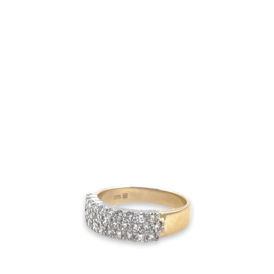 9ct Gold and Diamond Ring