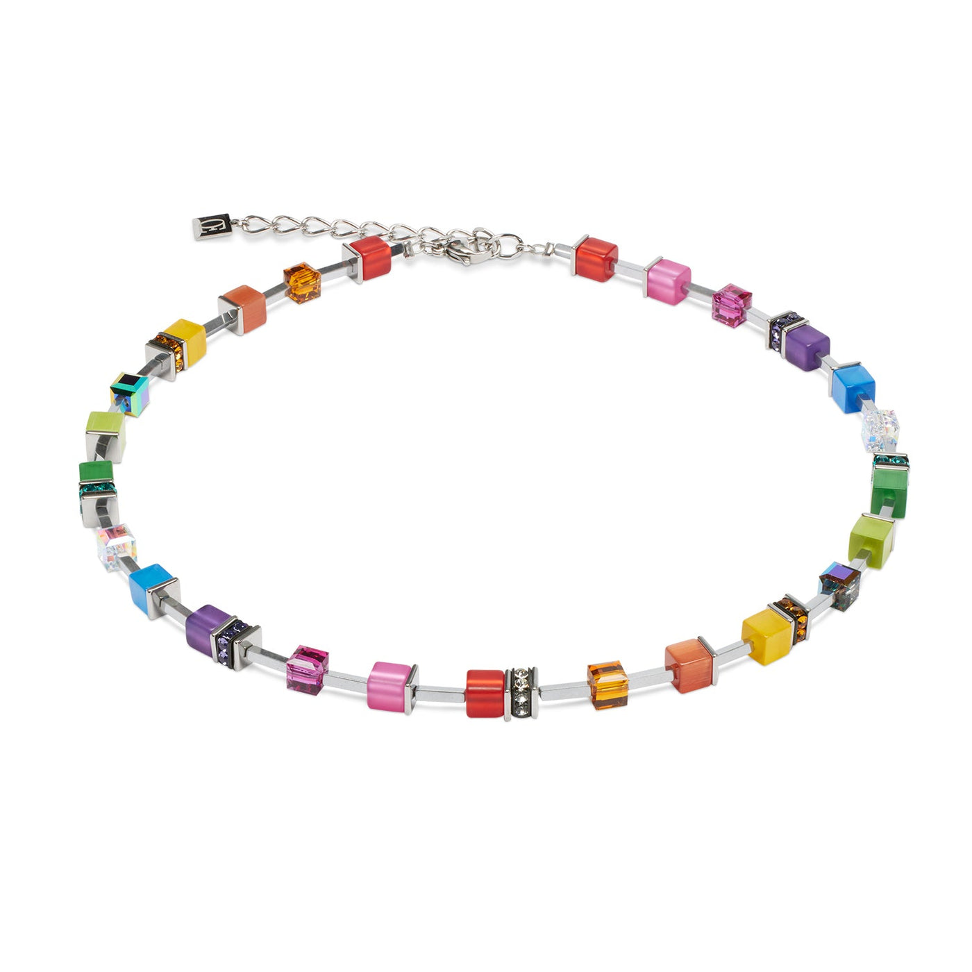 Coeur De Lion Rainbow and Silver Necklace