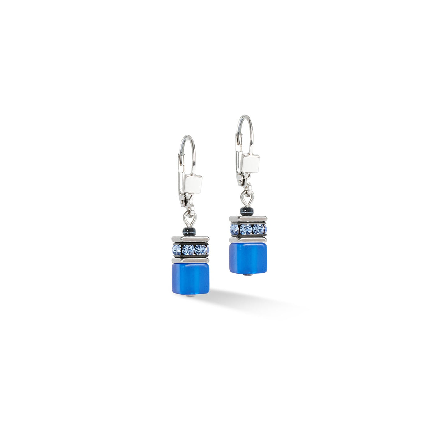 Coeur De Lion Blue and Silver Earrings
