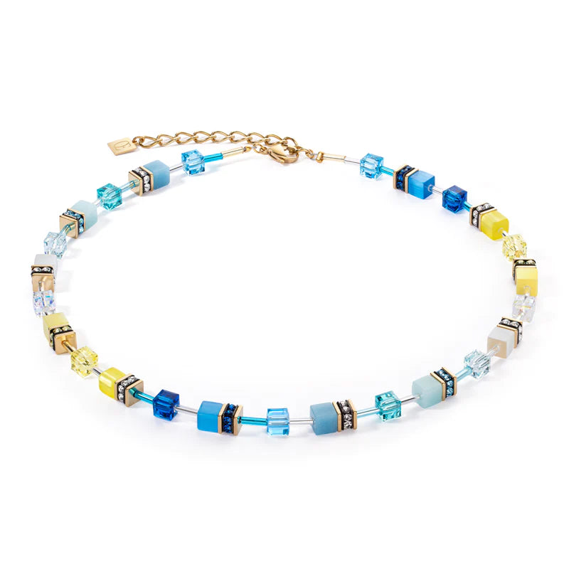 Coeur de Lion Blue and Yellow Necklace
