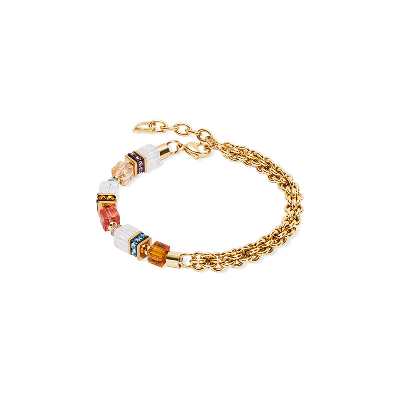 Coeur De Lion Gold, Orange and Quartz Bracelet
