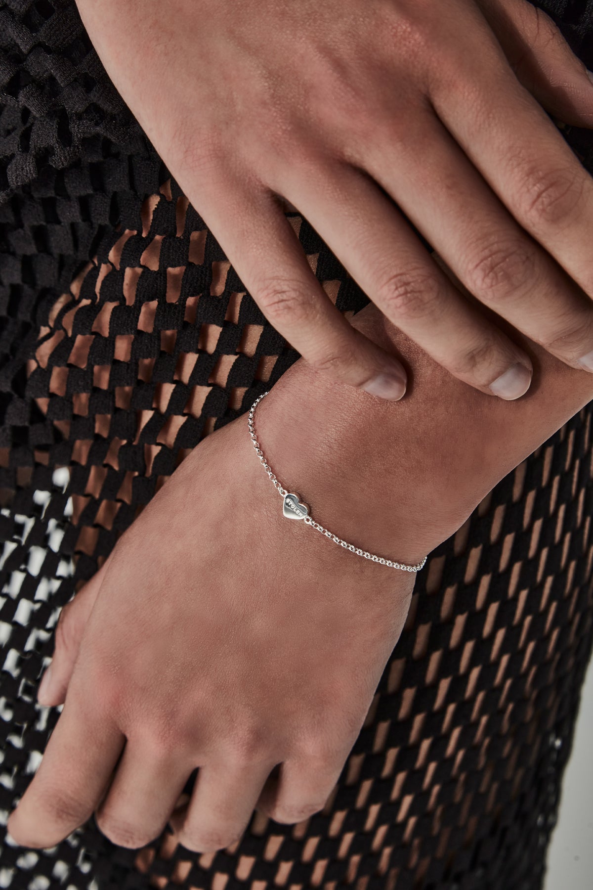 Single Heart Bracelet Silver