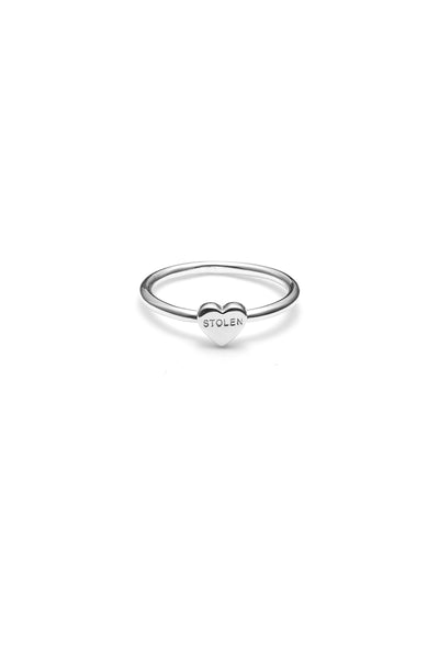 Baby Stolen Heart Ring Sterling Silver
