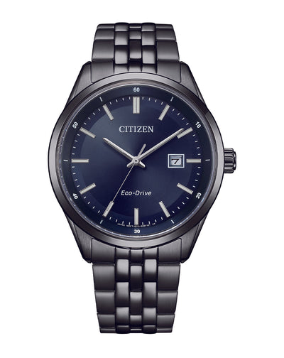 Black and Blue Citizen Eco-Drive Watch