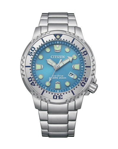 Citizen Promaster Marine Ice Blue and Silver Watch