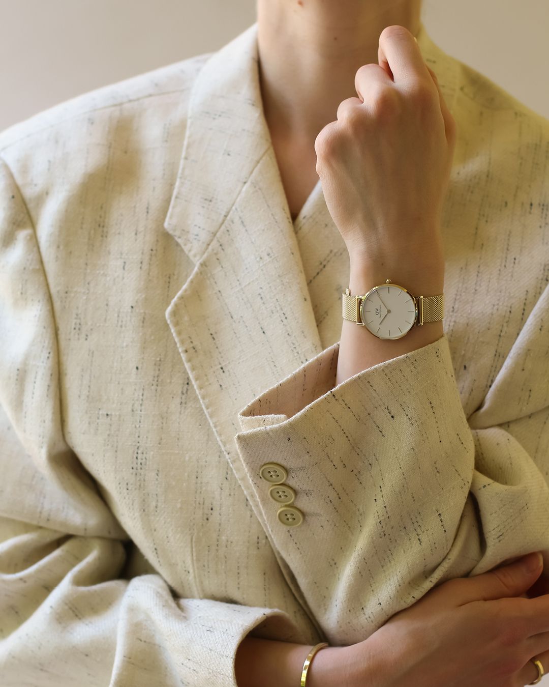 Daniel Wellington 'Petite Evergold' 32mm Gold Watch