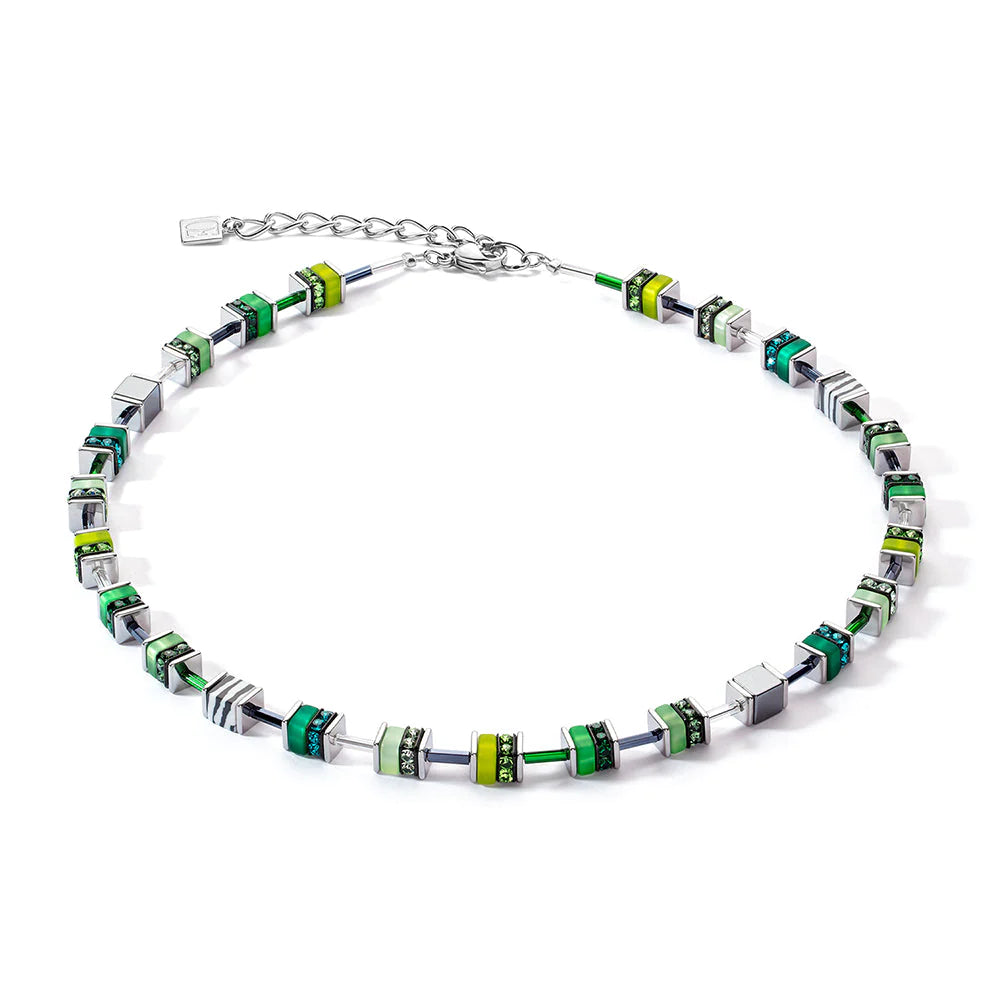 Coeur de Lion Green and Striped Necklace