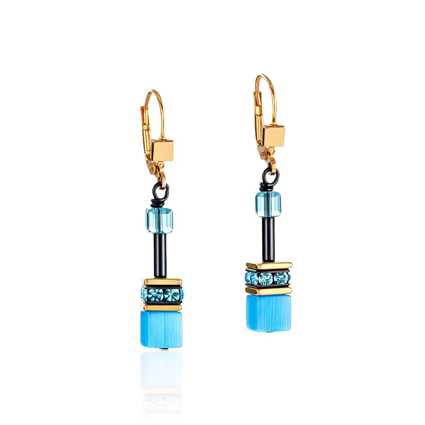 Coeur De Lion Rainbow Set Blue Earrings