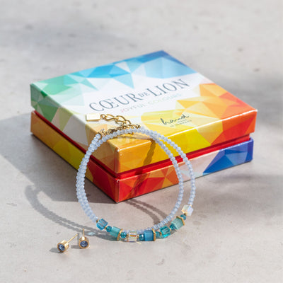 Coeur de Lion 'Joyful Colours' Silver Bracelet