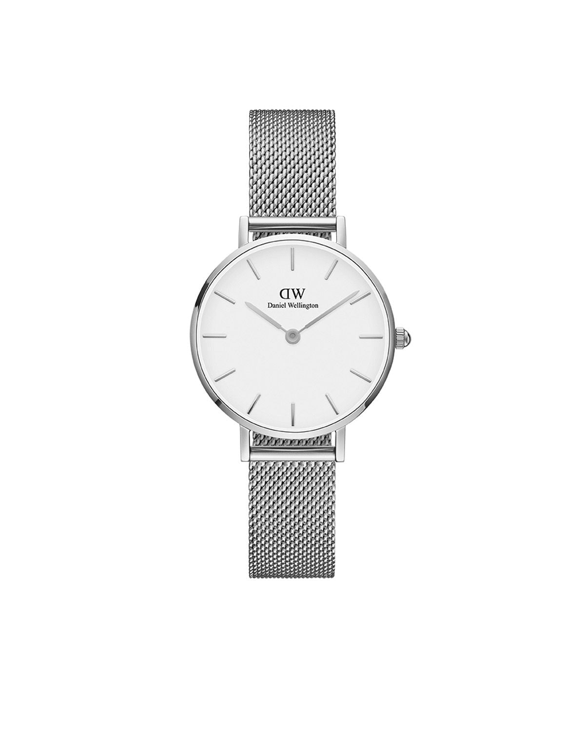 Daniel Wellington 'Petite Sterling' 28mm Silver Watch