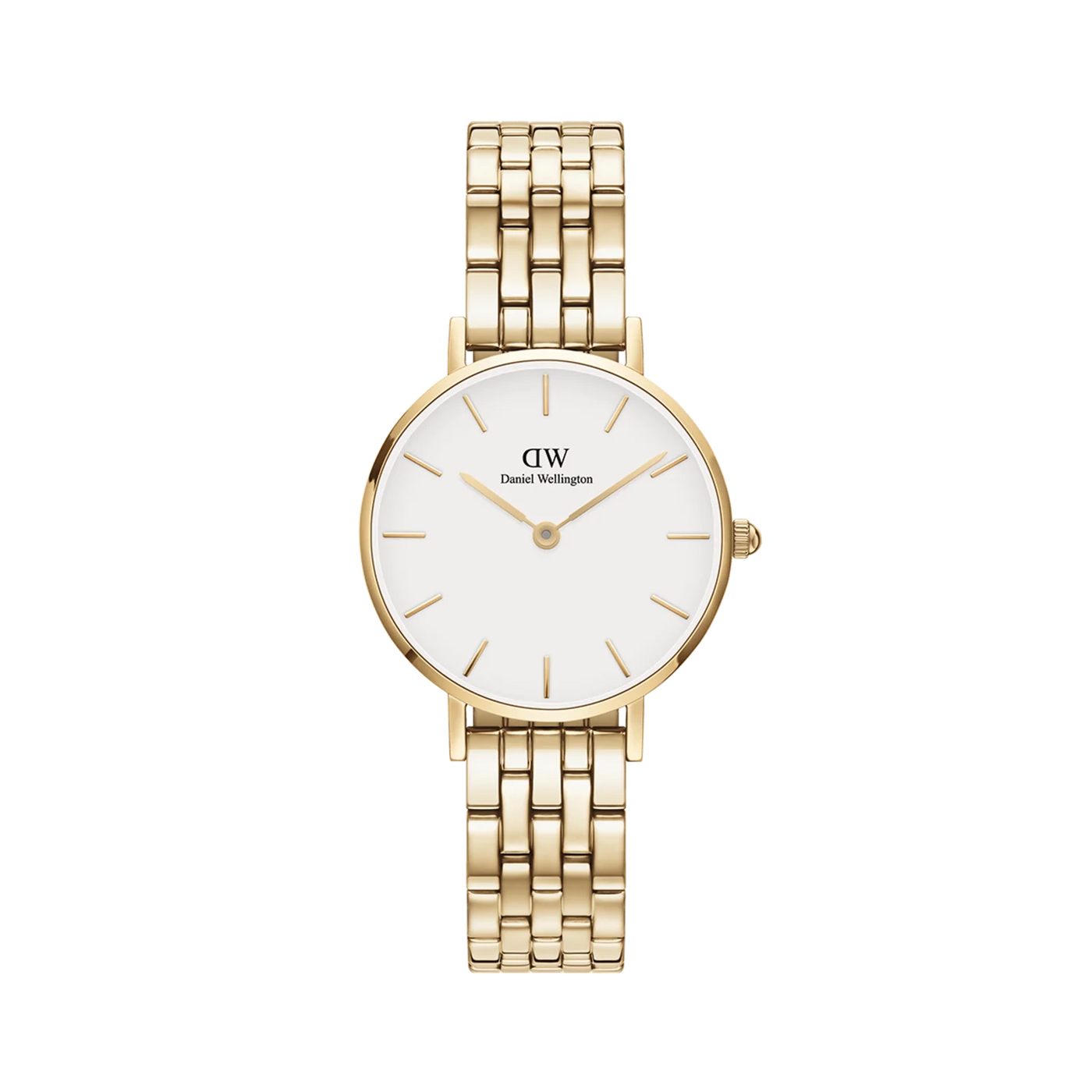 Daniel Wellington 'Petite 5-Link Evergold' 28mm Gold Watch