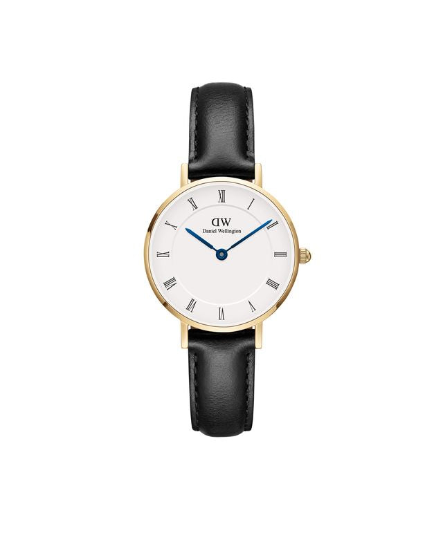 Daniel Wellington 'Petite Roman Numerals Shefield Gold' 28mm Watch