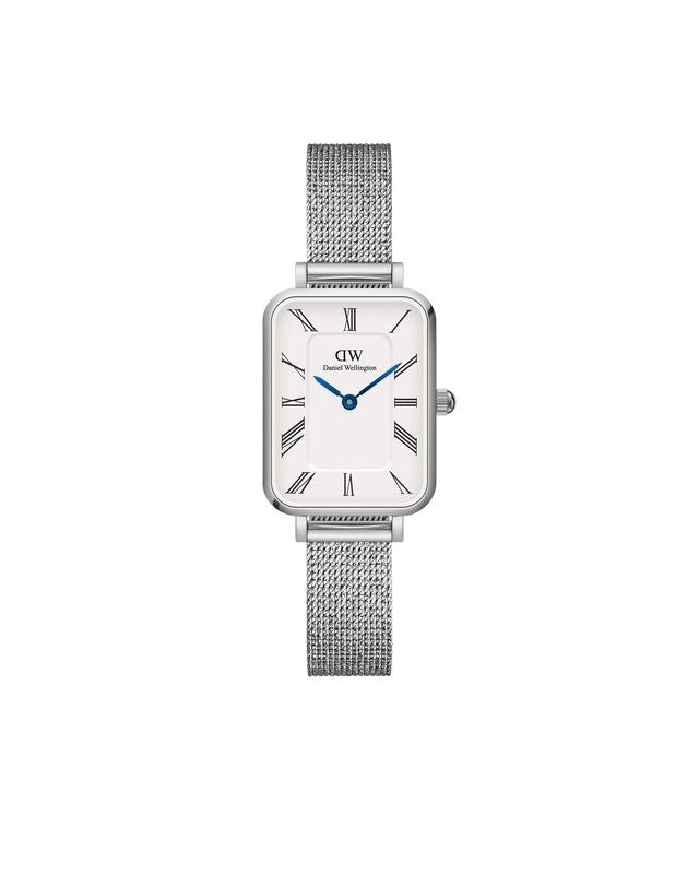 Daniel Wellington 'Quadro Roman Numerals Sterling' Watch
