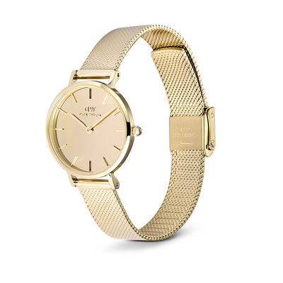 Daniel Wellington 'Petite Reflection' Gold 28mm Watch
