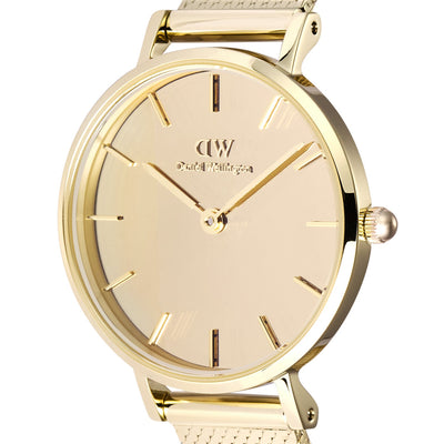 Daniel Wellington 'Petite Reflection' Gold 28mm Watch
