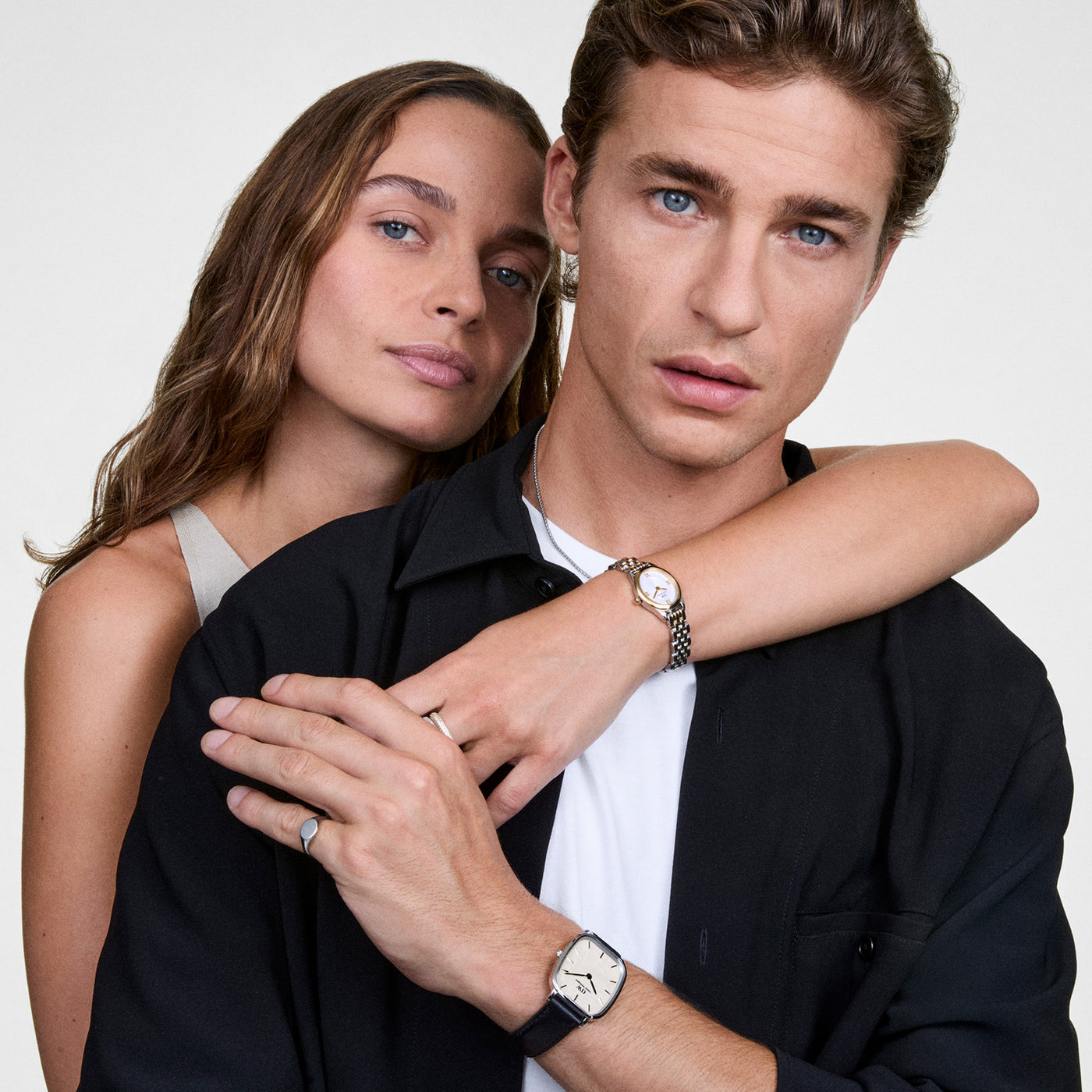 Daniel Wellington 'Ophelia Mini' Two-Tone Gold Watch