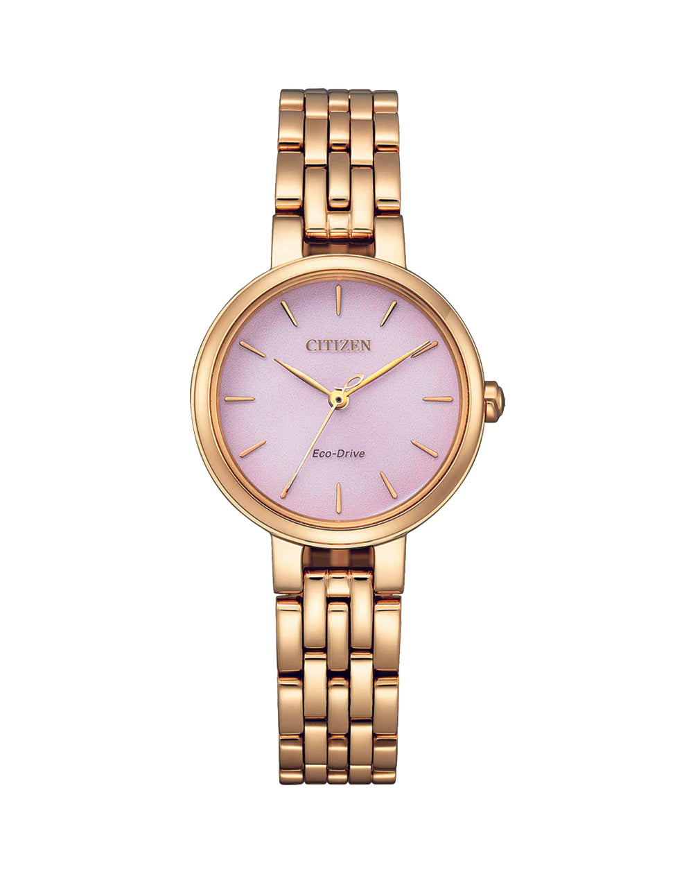 Rose Gold and Pink Citizen Ladies Eco Drive Watch