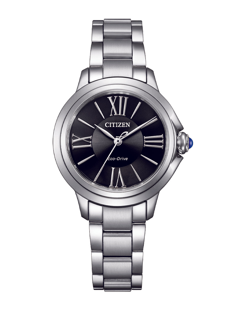 Black and Silver Citizen Eco-Drive Ladies Watch