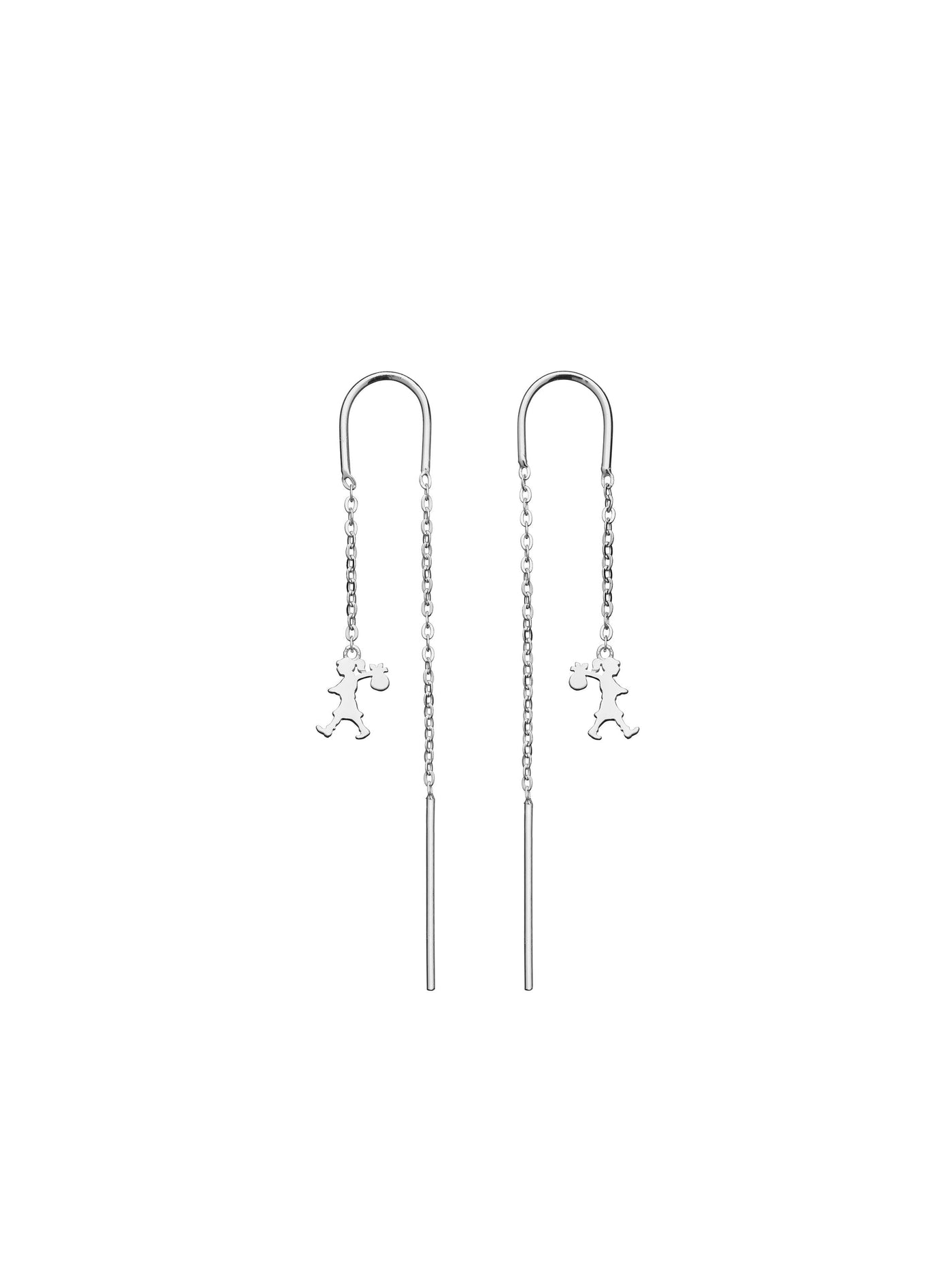Sterling Silver Karen Walker Runaway Girl Thread Earrings
