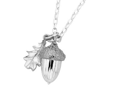 Sterling Silver Karen Walker Acorn 45cm Necklace