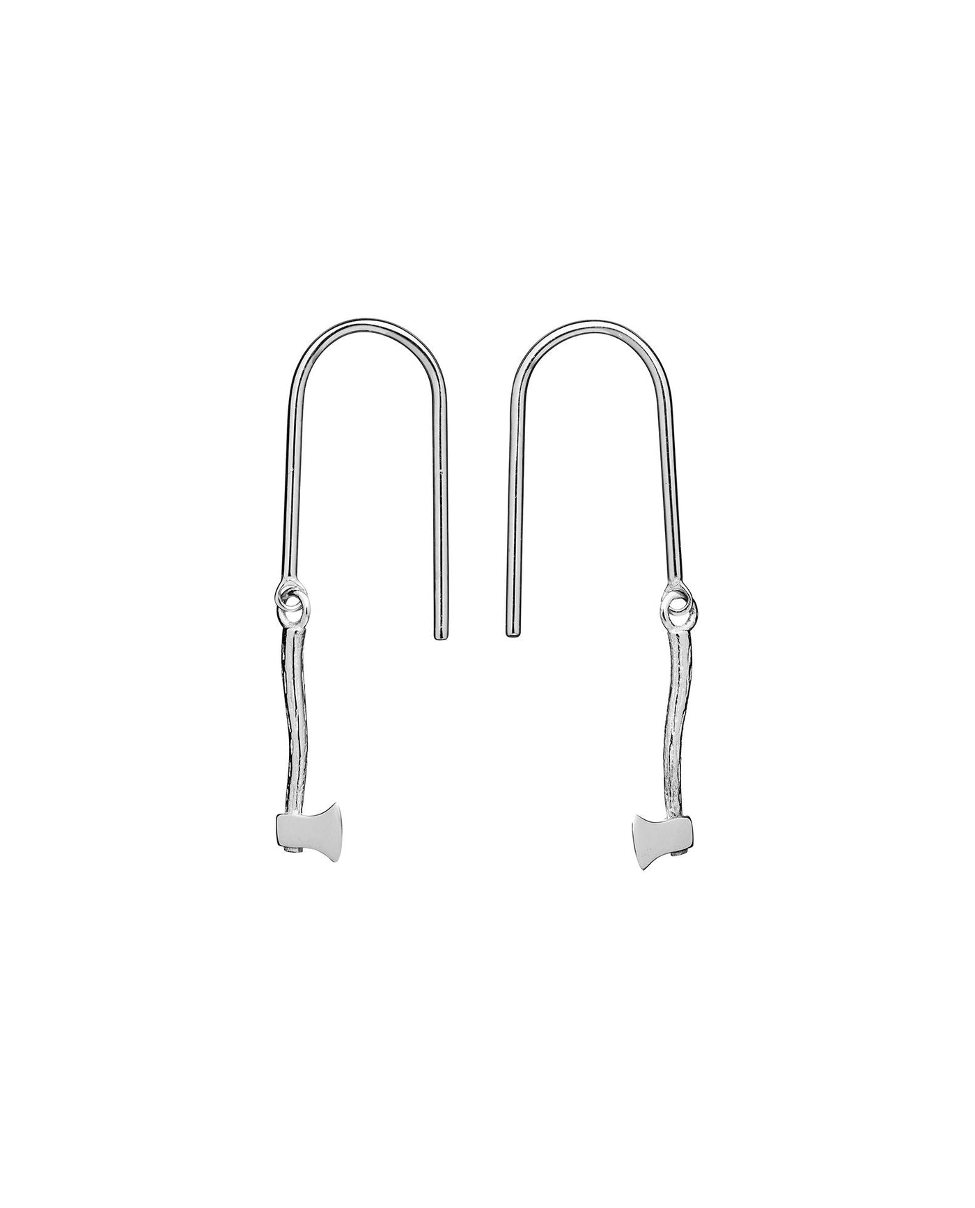 Sterling Silver Karen Walker Mini Axe Earrings