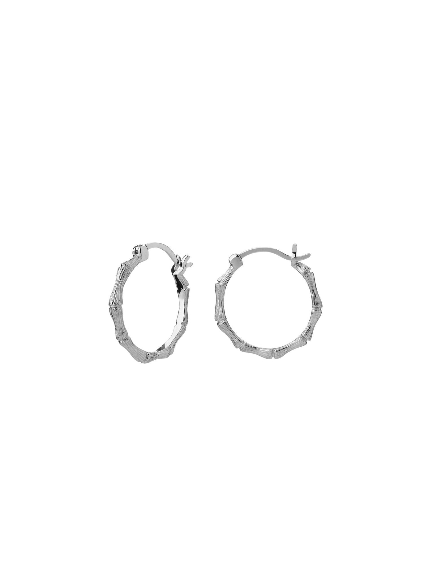 Sterling Silver Karen Walker Bamboo Hoops