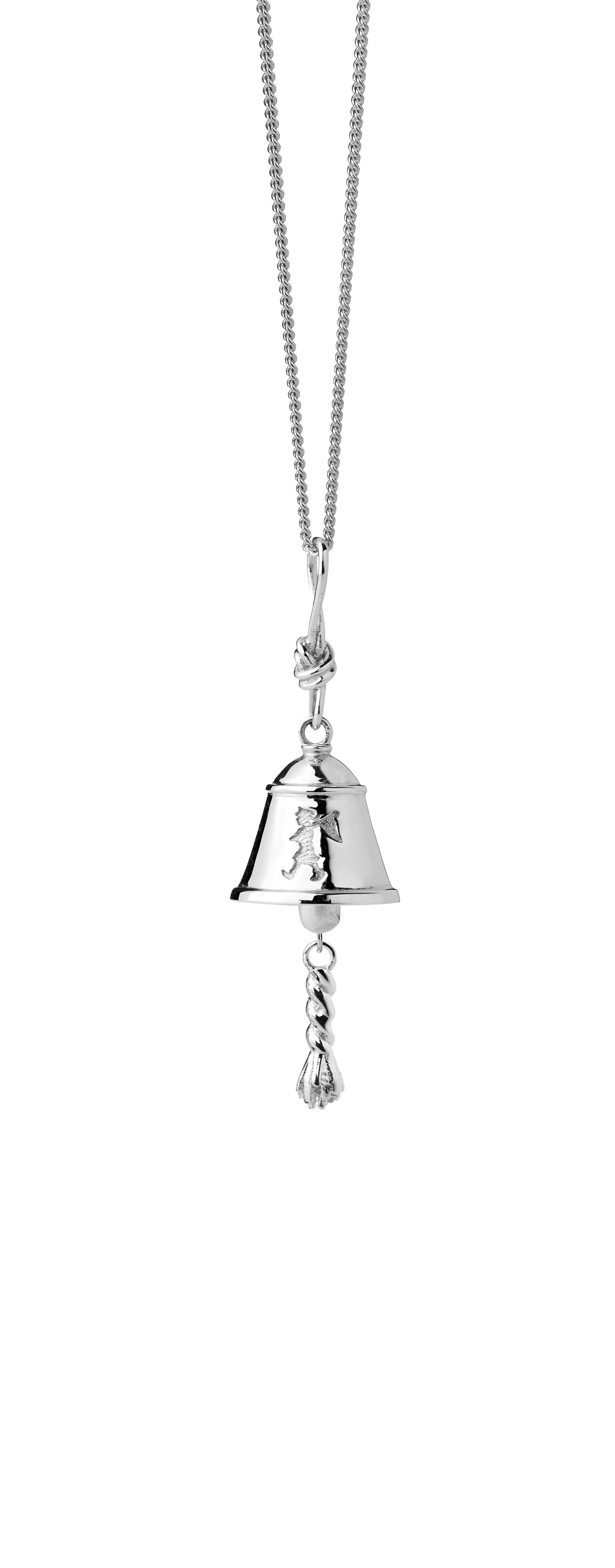 Sterling Silver Karen Walker Bell Necklace