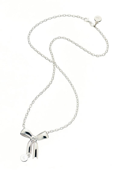 Sterling Silver Karen Walker Bow 50cm Necklace
