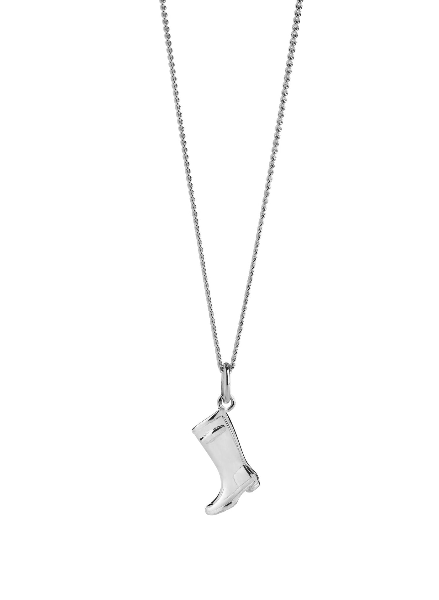 Sterling Silver Karen Walker Gumboot Necklace