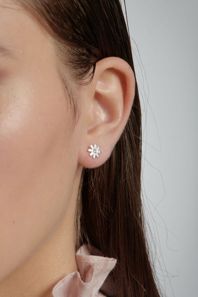 Sterling Silver Karen Walker Mini Daisy Studs
