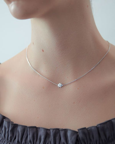 Sterling Silver Karen Walker Mini Daisy Necklace