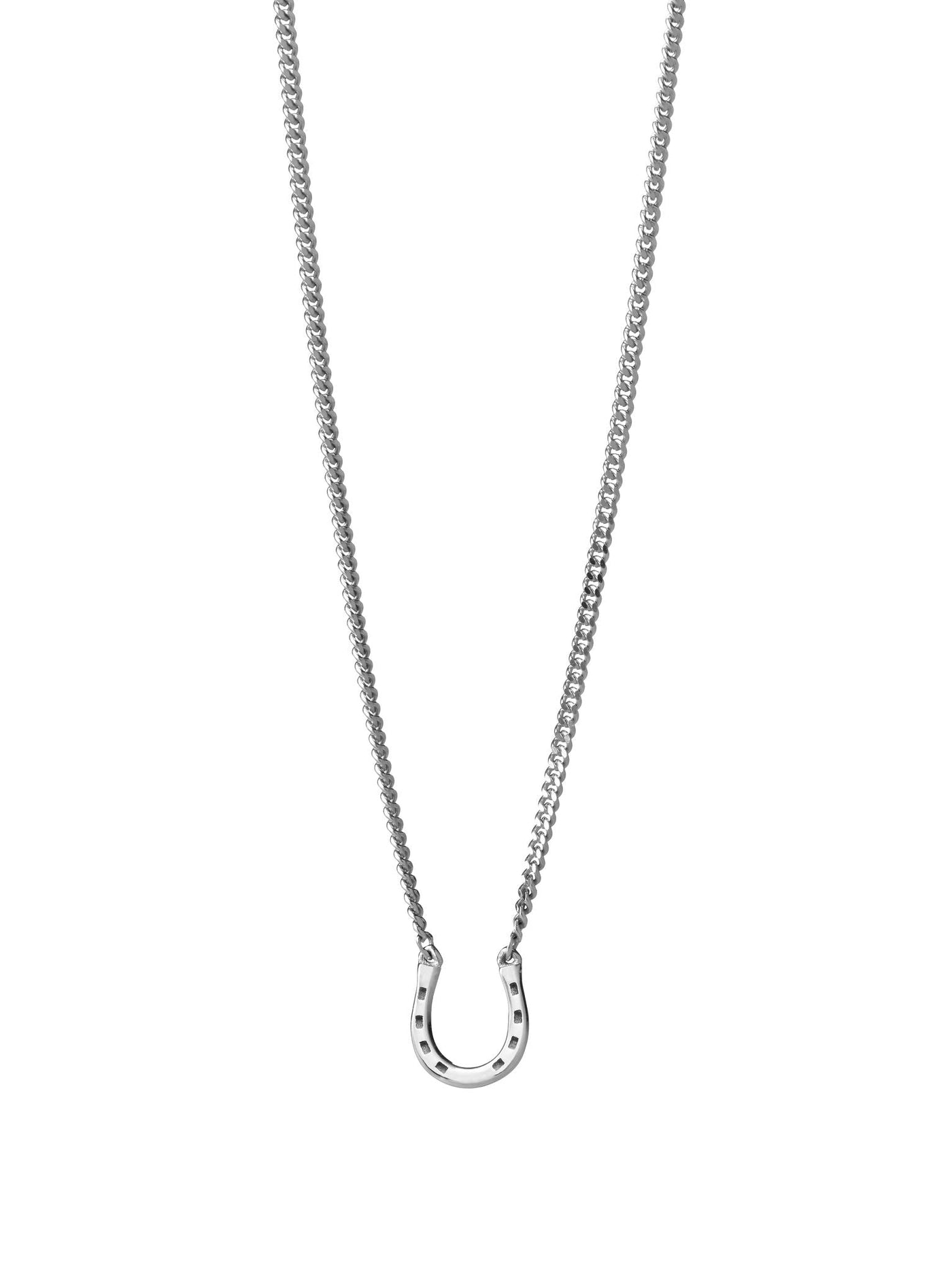 Sterling Silver Karen Walker Mini Horseshoe Necklace