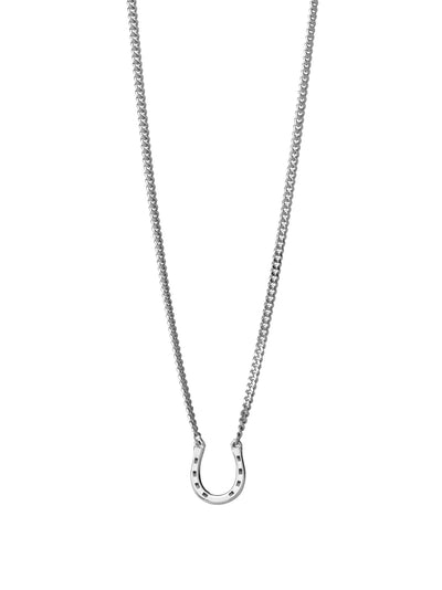 Sterling Silver Karen Walker Mini Horseshoe Necklace