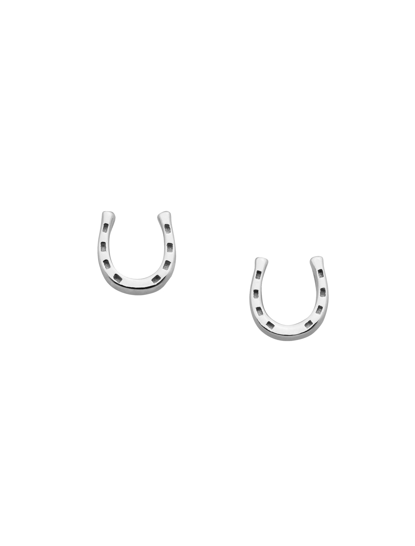 Sterling Silver Karen Walker Mini Horseshoe Studs