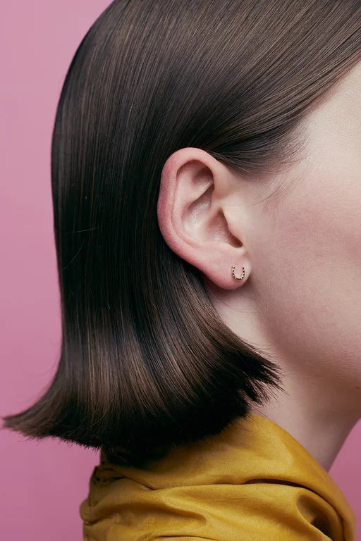 Sterling Silver Karen Walker Mini Horseshoe Studs