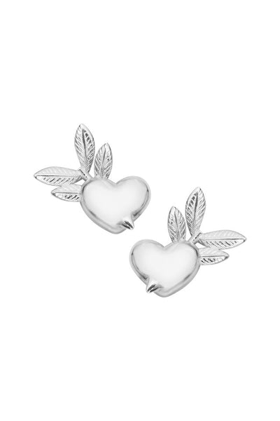 Sterling Silver Karen Walker Pixie Heart Earrings