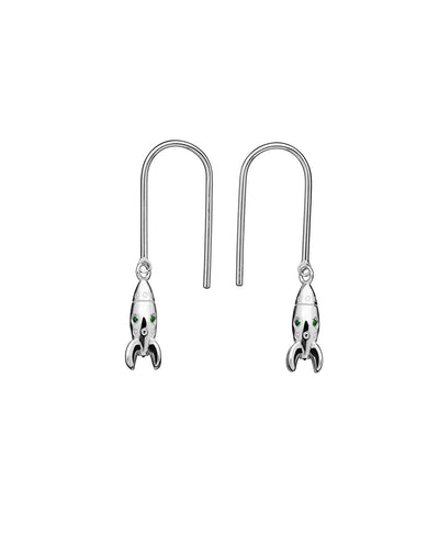 Sterling Silver Karen Walker Mini Rocket Earrings
